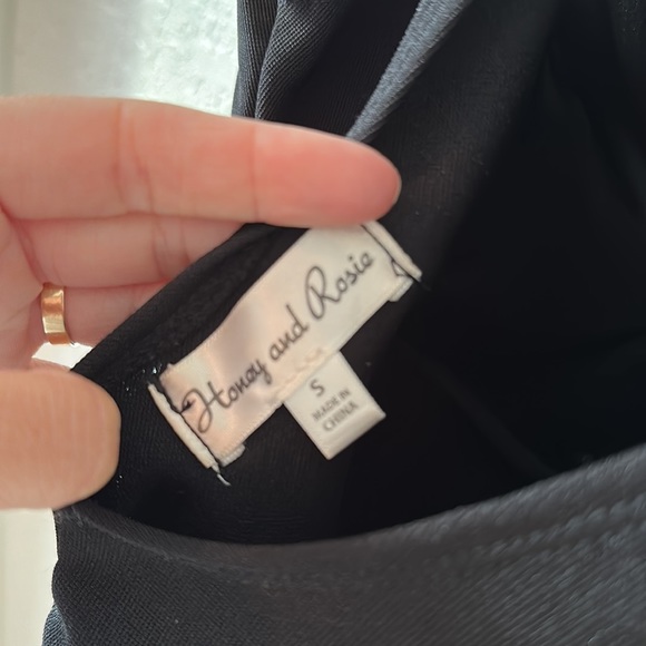 Honey and Rosie black cocktail dress size small - Picture 5 of 8